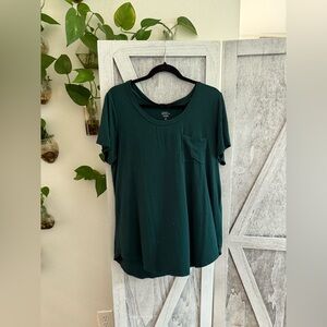 Market & Spruce Teal Short Sleeve Tee